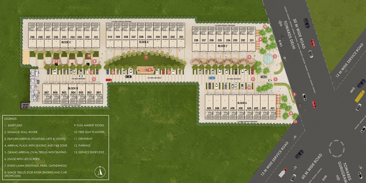 Paras Arcade 114 SCO Plots in Sector 114 Gurgaon